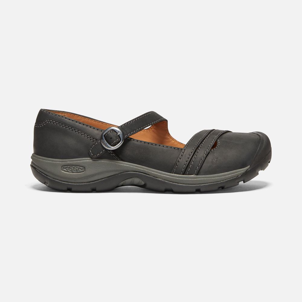 Keen Slip-On Dames Zwart - Presidio Ii Cross Strap - 23756-BTFX